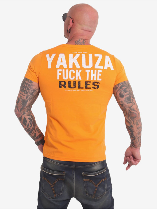 Yakuza T-Shirty Rules zólty
