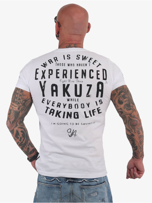 Yakuza T-skjorter War hvit