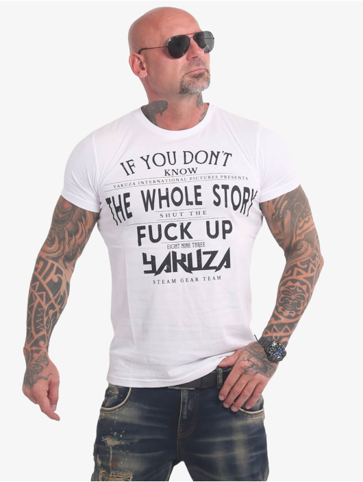Yakuza T-skjorter XXX Shop hvit