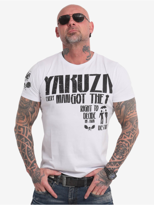 Yakuza T-skjorter Right To Decide hvit