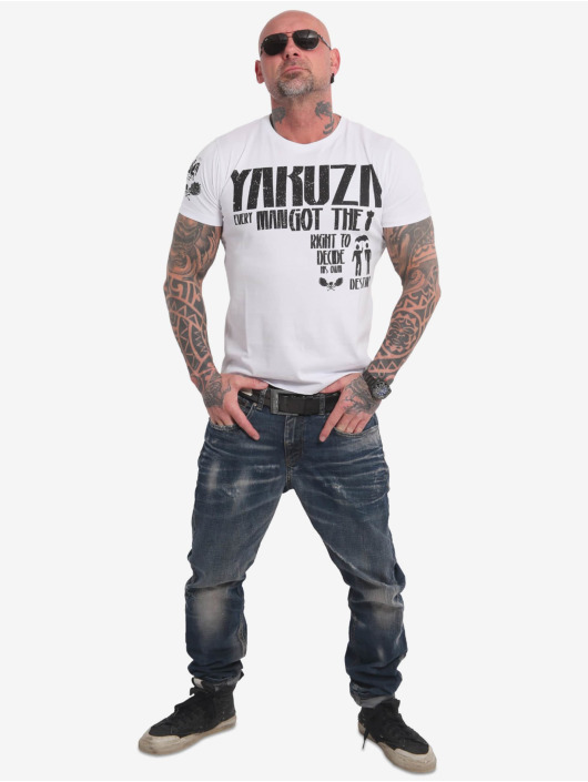 Yakuza T-skjorter Right To Decide hvit