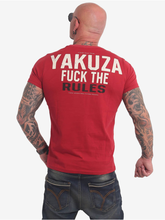 Yakuza T-skjorter Rules red
