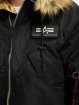 Alpha Industries Manteau hiver 45P Hooded Custom noir