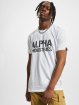 Alpha Industries T-skjorter Camo Print hvit