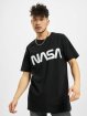 Mister Tee T-Shirt NASA Worm black