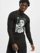Mister Tee T-Shirt manches longues Wiz Khalifa Half Face noir