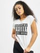Mister Tee T-Shirty Ladies Parental Advisory bialy