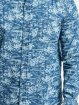 Urban Classics Chemise Printed Palm Denim bleu