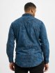 Urban Classics Chemise Printed Paisley Denim bleu