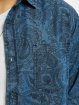 Urban Classics Chemise Printed Paisley Denim bleu