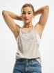 Urban Classics Débardeur Ladies Melange Burnout Loose gris
