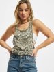 Urban Classics Débardeur Ladies Melange Burnout Loose olive