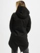 Urban Classics Kurtki zimowe Ladies Sherpa Lined Cotton czarny