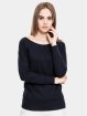 Urban Classics Sweat & Pull Ladies Wideneck Crewneck noir