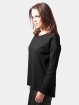 Urban Classics Sweat & Pull Ladies Oversize Chiffon noir