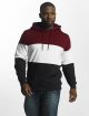 Urban Classics Sweat capuche 3 Tone rouge