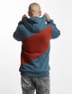 Urban Classics Sweat capuche Zig Zag turquoise