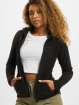 Urban Classics Sweat capuche zippé Polar Fleece noir