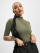 Urban Classics T-Shirt Cropped Turtleneck olive