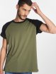 Urban Classics T-Shirt Raglan Contrast olive