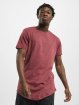 Urban Classics T-Shirt Shaped Melange Long red