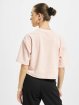 Urban Classics T-Shirty Velvet Short Kimono rózowy