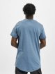 Urban Classics T-skjorter Shaped Melange Oversized Long blå