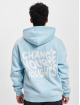 2Y Studios Hoody Thoughts Oversize blauw