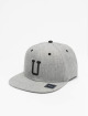 MSTRDS Casquette Snapback & Strapback U Letter gris