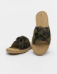 Urban Classics Žabky Canvas Mules maskáèová