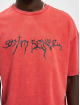 9N1M SENSE T-shirt Goth Washed röd
