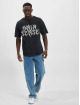 9N1M SENSE t-shirt Washed zwart