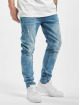 Aarhon Slim Fit Jeans Destroyed modrá