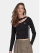 adidas Originals Pitkähihaiset paidat Originals Cut Out Top musta