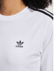 adidas Originals Pitkähihaiset paidat 3 Stripes valkoinen