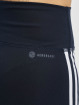 adidas Originals Shorts Training Essentials 3 Stripes High Waisted blau