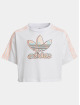 adidas Originals T-paidat Crop valkoinen