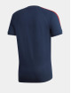 adidas Originals t-shirt 3 Stripes blauw