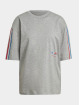 adidas Originals t-shirt Originals Adicolor Tricolor Oversize grijs