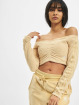 adidas Originals T-Shirt manches longues Crop beige
