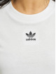 adidas Originals T-skjorter Crop hvit