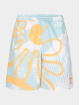 adidas Originals Šortky All Oversize Printed Shorts modrý