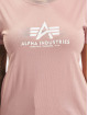 Alpha Industries Camiseta New Basic fucsia