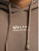 Alpha Industries Hoody Organics EMB braun