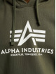 Alpha Industries Hoody Basic grün