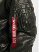 Alpha Industries Leather Jacket MA-1 D-Tec FL Leather black
