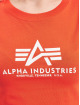 Alpha Industries Longsleeve Basic Cropped red