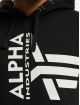 Alpha Industries Mikiny Half Logo Foam èierna
