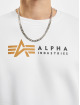 Alpha Industries Pulóvre Alpha Label biela