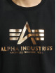Alpha Industries Pulóvre Basic Foil Print èierna
